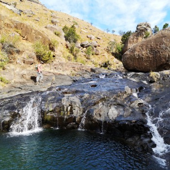 Drakensberg small waterfall