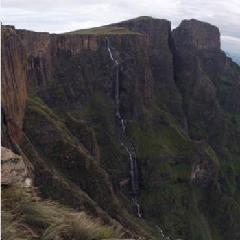 Tugela falls 2nd highest waterfall in world - Drakensberg